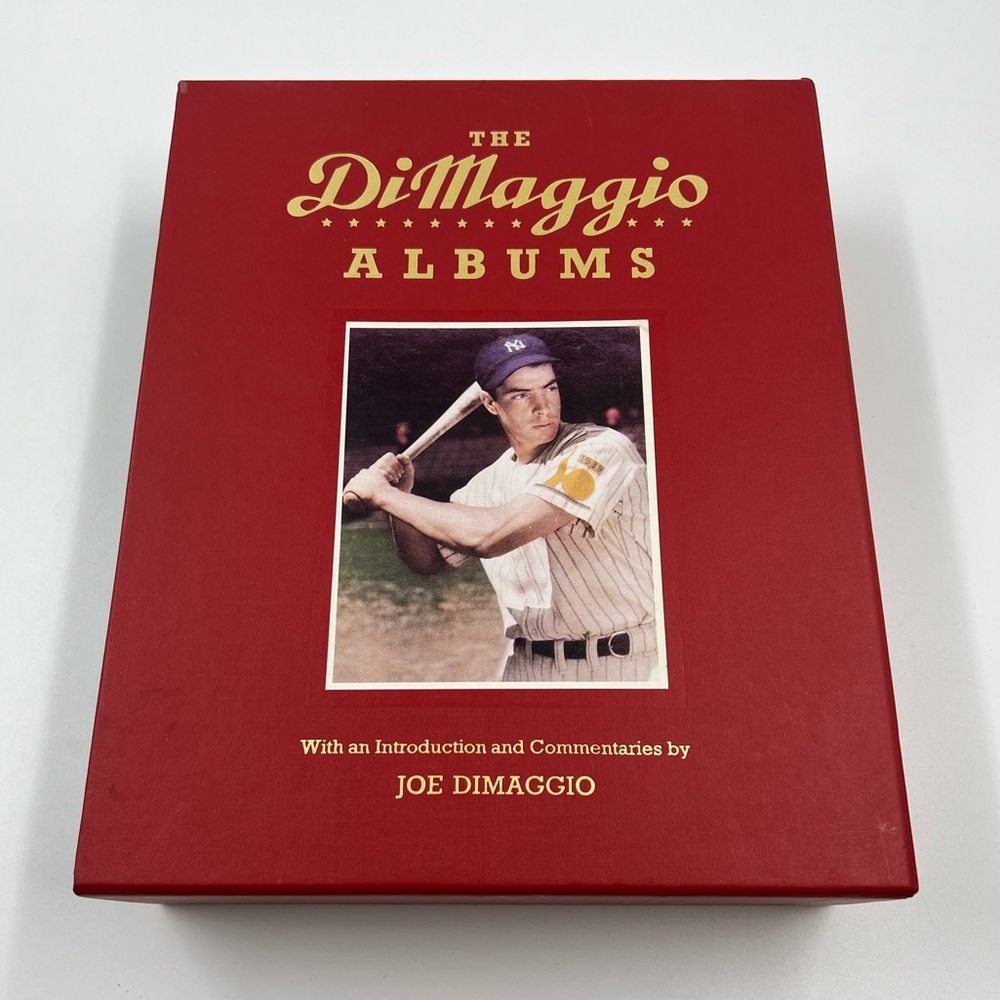 Vintage 1989 Joe DiMaggio : The DiMaggio Albums-2 Book Set with Case Hardcover